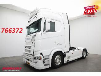 skadebil vrachtwagen Scania S S660 V8 ACC Alcoa PTO Standairco Retarder Leder KotR 2024/12