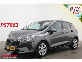 krockskadad bil auto Ford Fiesta 1.0 EcoBoost Hybrid Titanium X LED ACC Apple/Android Camera LRHZ SHZ 2022/10
