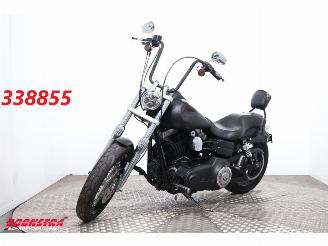 krockskadad bil motor Harley-Davidson  FXDB Street Bob Vance Hines 2012/7