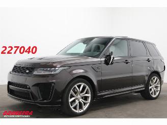 skadebil auto Land Rover Range Rover sport SVR 5.0 V8 Pano LED Memory Meridian Camera 2022/10