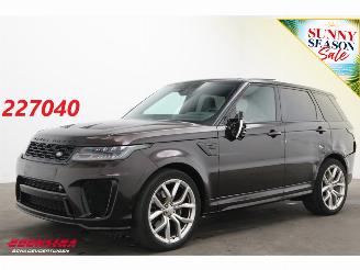 Damaged car Land Rover Range Rover sport SVR 5.0 V8 Pano LED Memory Meridian Camera 2022/10