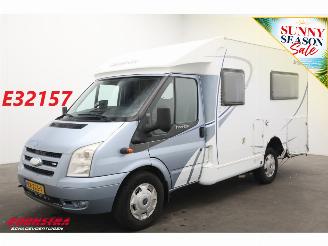 Vaurioauto  campers Dethleffs  Globevan 02 2.2 TDCI Luifel Fietsendrager Cruise 134.848 km! 2009/1