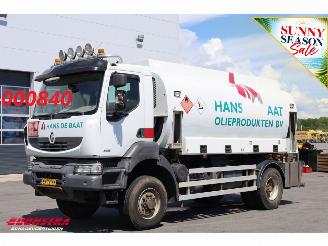 krockskadad bil vrachtwagen Renault Kerax 380.19 4X4 Manual 2x6400L Kraftstoff Blatt/Blatt Euro 5 2010/10