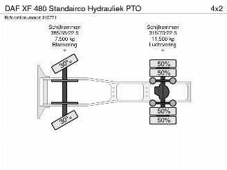 DAF XF 480 Standairco Hydrauliek PTO picture 39