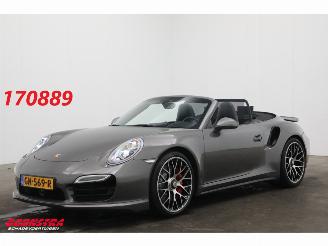 skadebil auto Porsche 911 Cabrio Turbo Sport Chrono PADM PDCC PDLS+ Burmester SHZ 2014/6