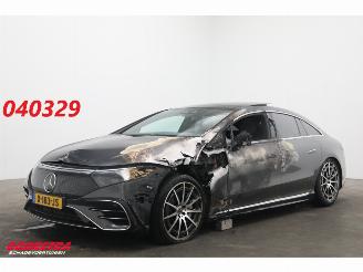 skadebil auto Mercedes EQS 450+ AMG Line 108 kWh Pano LED ACC Burmester Memory Camera AHK 2023/11