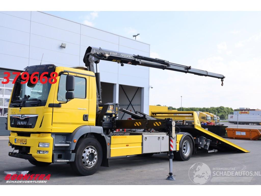 MAN TGM 15.290 Falkom FAS 5000 Fassi F170AT 2X Winde Aufbau/Kran 2020!!