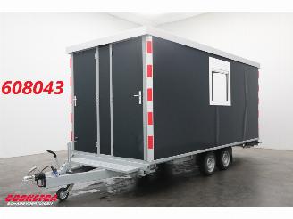 skadebil aanhanger   Harmsen Tandemasser Schaftkeet Toilet 2000kg 500x230 Nieuw!! 2025/5