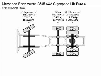 Mercedes Actros 2545 6X2 Gigaspace Lift Euro 6 picture 25