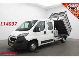 skadebil bedrijf Peugeot Boxer 2.0 HDI Kipper DoKa 7-Pers. Airco AHK 142.333 km! 2019/7