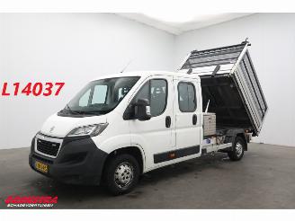 uszkodzony samochody ciężarowe Peugeot Boxer 2.0 HDI Kipper DoKa 7-Pers. Airco AHK 142.333 km! 2019/7