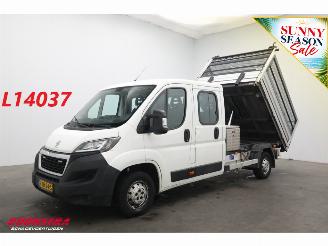skadebil bedrijf Peugeot Boxer 2.0 HDI Kipper DoKa 7-Pers. Airco AHK 142.333 km! 2019/7