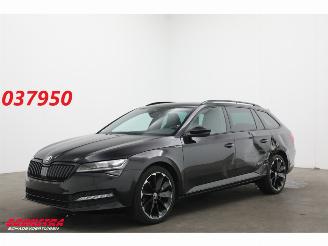 krockskadad bil auto Skoda Superb Combi 2.0 TDI 200 PK DSG Sportline 4X4 LED ACC Memory Virtual Camera LRHZ SHZ 2023/8