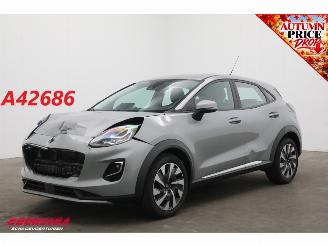 krockskadad bil auto Ford Puma 1.0 EcoBoost Hybrid Titanium Apple/Android Navi Cruise Camera LRHZ SHZ 2022/12
