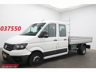 krockskadad bil bedrijf Volkswagen Crafter 2.0 TDI 165 PK DL Pritsche DoKa 7-Pers. Navi Airco Cruise AHK 2024/5
