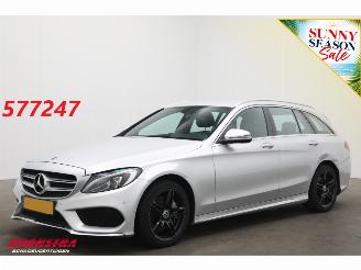 skadebil auto Mercedes C-klasse Estate 180 9G-Tronic AMG Leder LED Navi Clima Cruise Camera SHZ 2017/5