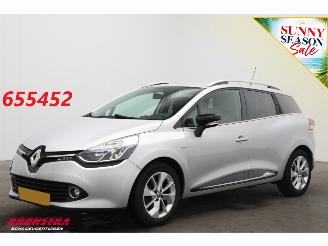 damaged passenger cars Renault Clio Estate Grandtour 1.5 dCi ECO Limited Navi Cruise Airco Bluetooth PDC 2016/6