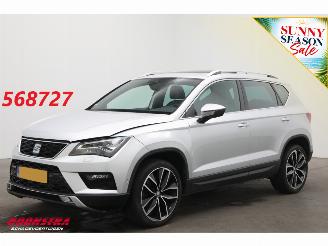 Schadeauto Seat Ateca 1.4 EcoTSI DSG FR Business Intense Schuif/kantel Pano Cruise Navi Clima SHZ Camera PDC AHK 2018/5