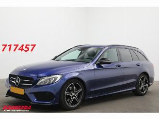 skadebil auto Mercedes C-klasse Estate 180 AMG Navi Cruise Clima Leder Memory SHZ Camera PDC 2018/3