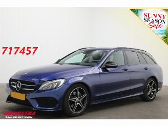 Unfallwagen Mercedes C-klasse Estate 180 AMG Navi Cruise Clima Leder Memory SHZ Camera PDC 2018/3