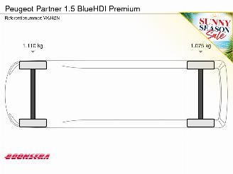 Peugeot Partner 1.5 BlueHDI Premium Navi Cruise Airco Apple/Android PDC picture 20