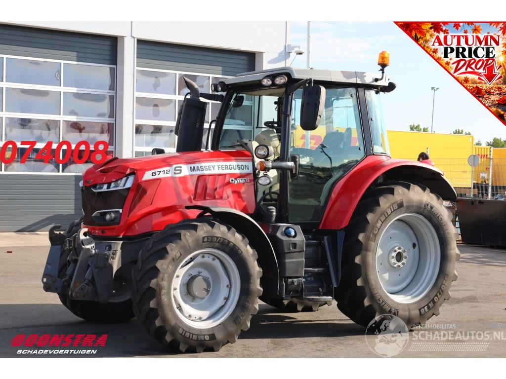 Massey Ferguson MF 6712 S BY 2018 3.491 Uur Dyna 4 Airco Fronthef Lucht BY 2018 3.491 Uur!!