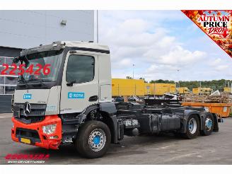 krockskadad bil vrachtwagen Mercedes Antos 2543 2X PTO ACC 6X2 46.736 km!! 2018/4
