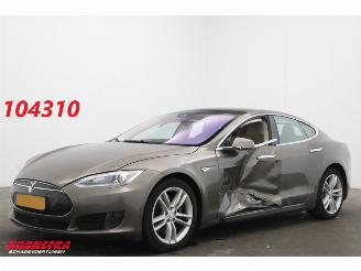 skadebil auto Tesla Model S 70D Pano ACC Leder Memory SHZ Virtual Camera PDC AHK 2015/12