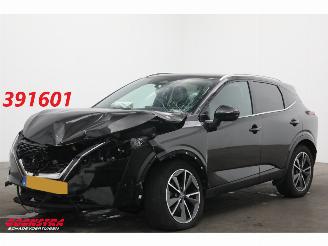 damaged passenger cars Nissan Qashqai 1.3 MHEV Xtronic Business Executive ACC Navi Clima SHZ LrHZ Leder Memory Apple/Android Camera PDC 2024/2