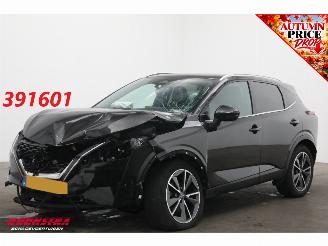 skadebil auto Nissan Qashqai 1.3 MHEV Xtronic Business Executive ACC Navi Clima SHZ LrHZ Leder Memory Apple/Android Camera PDC 2024/2