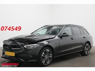 krockskadad bil auto Mercedes C-klasse Estate 300 e Luxury Line Pano ACC Navi Leder Memory SHZ Virtual Apple/Android Camera PDC 2022/9