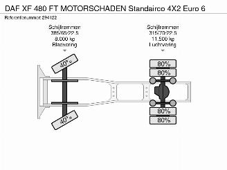DAF XF 480 FT MOTORSCHADEN Standairco 4X2 Euro 6 picture 26