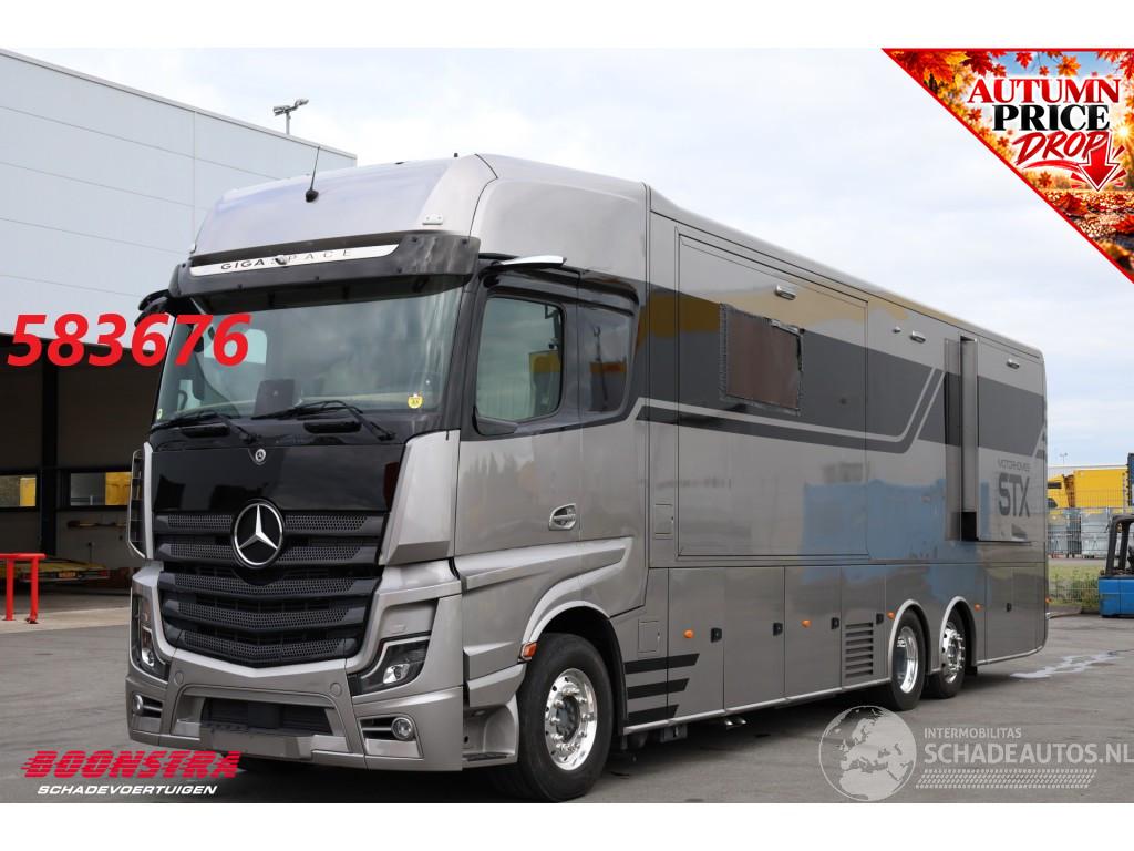 Mercedes Actros 2651 Giga STX Mobilhome Standairco Level Alcoa Fischer 38.168 km!!