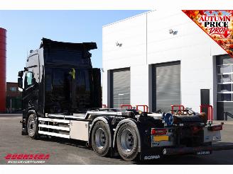 Scania R R530 V8 Facelift Hiab 26t. Full Air ACC Leder 6X2 201.318 km! picture 4