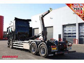 Scania R R530 V8 Facelift Hiab 26t. Full Air ACC Leder 6X2 201.318 km! picture 6