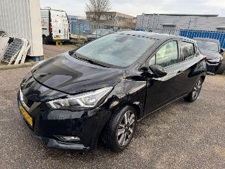 damaged passenger cars Nissan Micra 0.9 IG-T N-Connecta 2017/9