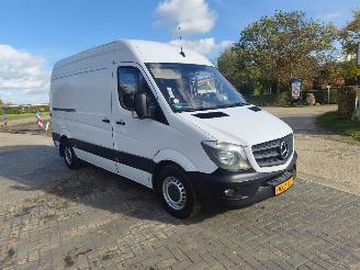 krockskadad bil auto Mercedes Sprinter 319 CDI V6 BLUETEC LANG HOOG 2015/11