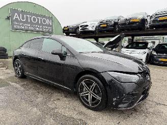 krockskadad bil auto Mercedes EQE 350 89 kWh 292PK Pano Clima Navi Sfeerverlichting AMG Line 360 Camera 2023/6