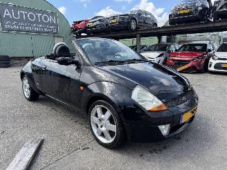 Voiture accidenté Ford StreetKa 1.6 70KW Airco Leer Cabrio First Edition 2003/2