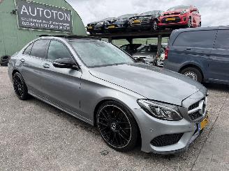 skadebil auto Mercedes C-klasse 200 Autom. 135KW Pano Clima Navi Led AMG-Pakket NAP 2014/4
