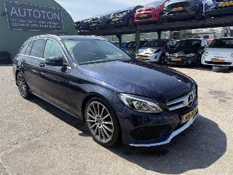 Voiture accidenté Mercedes C-klasse 180 Autom. 115KW AMG Sport Edition Clima Navi Led Xenon NAP 2017/1
