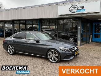 skadebil auto Mercedes C-klasse 350 e Lease Edition Burmester Panorama Navigatie 2015/8