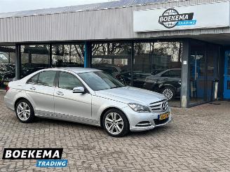 uszkodzony samochody osobowe Mercedes C-klasse 200 184PK Avantgarde Automaat Navigatie Memory Stoelverw. 2012/6