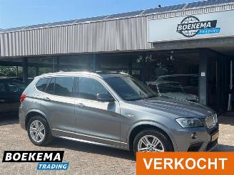 Unfallwagen BMW X3 35d XDrive 313PK M-Sport Automaat F1 Panorama Lane-Ass Trekhaak 2013/7