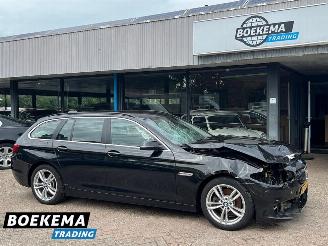 Vaurioauto  passenger cars BMW 5-serie 518d High Executive Xenon HUD Keyless Climate Cruise PDC Trekh. 2017/2