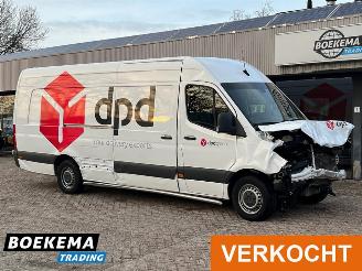 krockskadad bil bedrijf Mercedes Sprinter 315 1.9 CDI L4H3 Maxi Aut. Navi Clima Cruise Camera 2021/10