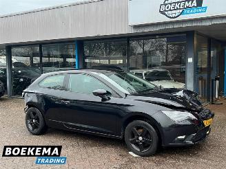 Voiture accidenté Seat Leon 1.4 TSI FR 122PK Climate Cruise Stoelverw. 2013/9