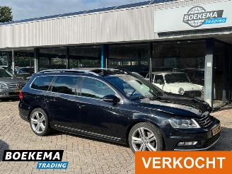 skadebil auto Volkswagen Passat Variant 1.4 TSI R-Line Aut Pano Leer Climate stoelverw. 2014/3