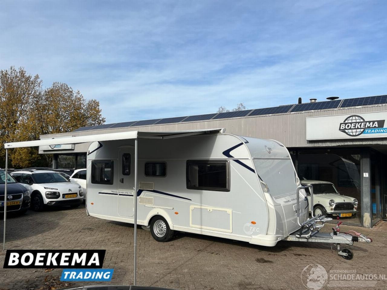 Tec  Travel King 470 TE Luifel Mover Enkele-Bedden Fietsenrek