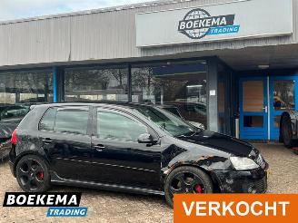 krockskadad bil auto Volkswagen Golf 2.0 TFSI GTI 200PK DSG Leer Climate Cruise 2008/11